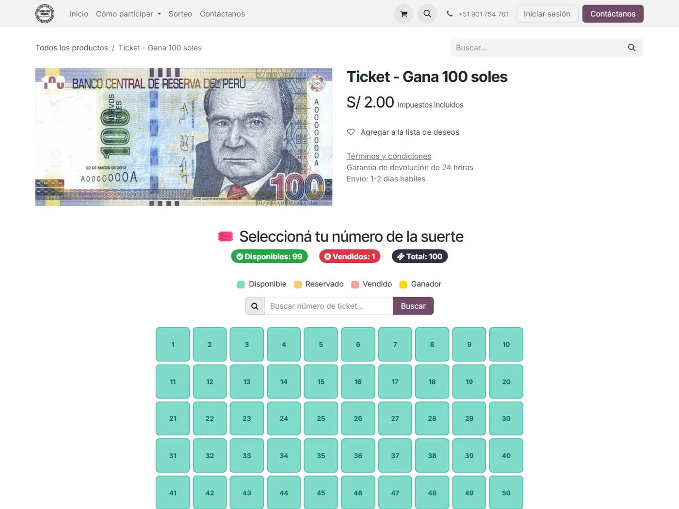 Plataforma de sorteos verificables